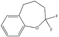 2,3,4,5-Tetrahydro-2,2-difluoro-1-benzoxepine,,结构式