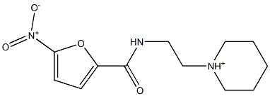 1-[2-[(5-Nitro-2-furanyl)carbonylamino]ethyl]piperidinium