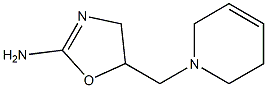 5-[(1,2,5,6-Tetrahydropyridine-1-yl)methyl]-2-oxazoline-2-amine 结构式