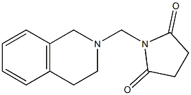 N-[[3,4-Dihydroisoquinolin-2(1H)-yl]methyl]succinimide Structure