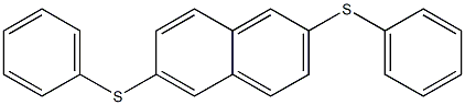 2,6-Di(phenylthio)naphthalene Struktur