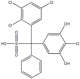 (4-Chloro-3,5-dihydroxyphenyl)(2,3,5-trichlorophenyl)phenylmethanesulfonic acid|