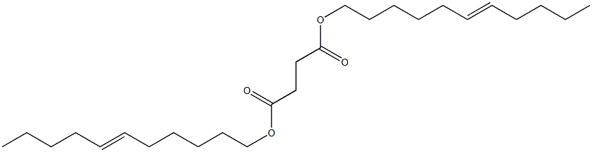 こはく酸ジ(6-ウンデセニル) 化学構造式