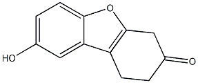 1,2-Dihydro-8-hydroxydibenzofuran-3(4H)-one Structure