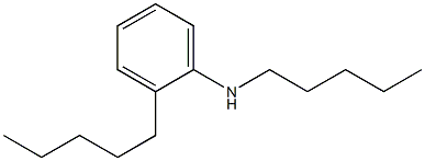 N,2-Dipentylaniline Struktur