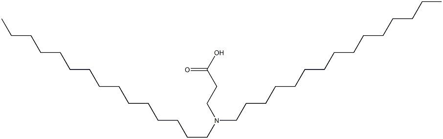 3-(Dipentadecylamino)propanoic acid,,结构式