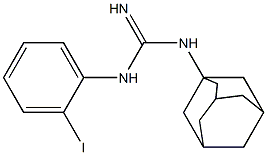 1-(1-Adamantyl)-3-(2-iodophenyl)guanidine,,结构式