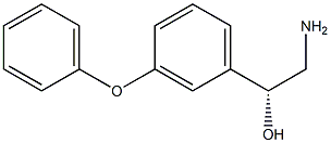 (R)-2-Amino-1-(3-phenoxyphenyl)ethanol 结构式