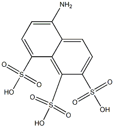 5-Amino-1,2,8-naphthalenetrisulfonic acid Structure