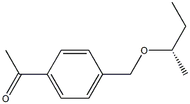 (+)-4'-[(S)-sec-Butyloxymethyl]acetophenone Structure