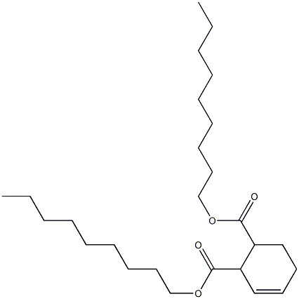 5-Cyclohexene-1,2-dicarboxylic acid dinonyl ester Structure