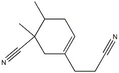 5-(2-Cyanoethyl)-1,2-dimethyl-4-cyclohexene-1-carbonitrile