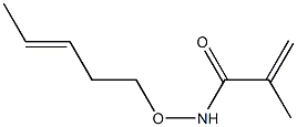 N-(3-Pentenyloxy)methacrylamide Structure