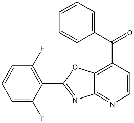 2-(2,6-Difluorophenyl)-7-benzoyloxazolo[4,5-b]pyridine 结构式