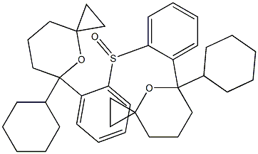 (2-Cyclohexyl-1-oxaspiro[5.2]octan-2-yl)phenyl sulfoxide Structure