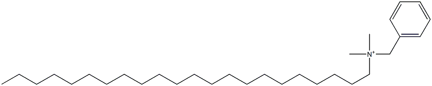 N-Docosyl-N,N-dimethylbenzenemethanaminium 结构式