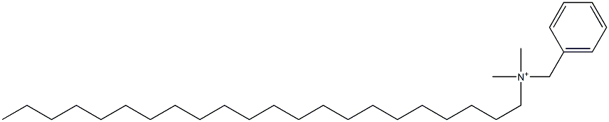 N-Docosyl-N,N-dimethylbenzenemethanaminium,,结构式