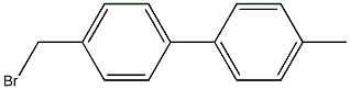 4-Bromomethyl-4'-methyl-1,1'-biphenyl Struktur