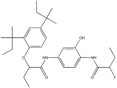 2-(2-Fluorobutyrylamino)-5-[2-(2,4-di-tert-amylphenoxy)butyrylamino]phenol