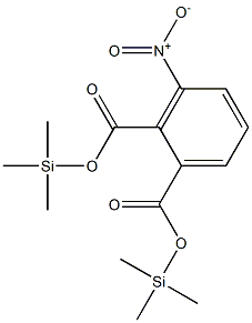 3-Nitrophthalic acid di(trimethylsilyl) ester,,结构式