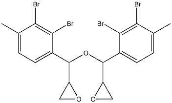 2,3-Dibromo-4-methylphenylglycidyl ether Struktur