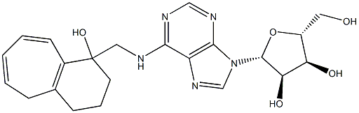 N-[[(2,3,4,5-Tetrahydro-1-hydroxy-1H-benzocyclohepten)-1-yl]methyl]adenosine|