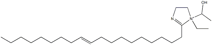 1-Ethyl-1-(1-hydroxyethyl)-2-(10-nonadecenyl)-2-imidazoline-1-ium Structure