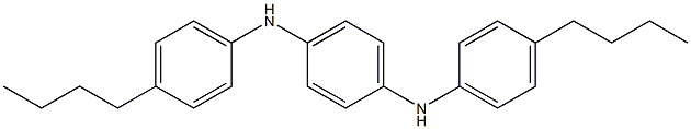 N,N'-Bis(4-butylphenyl)-1,4-phenylenediamine Structure