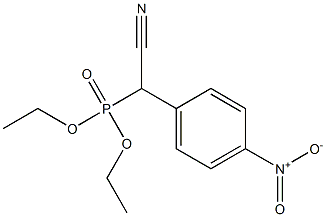 [Cyano(4-nitrophenyl)methyl]phosphonic acid diethyl ester 结构式