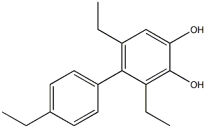 3,5-Diethyl-4-(4-ethylphenyl)benzene-1,2-diol