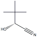 (R)-2-ヒドロキシ-3,3-ジメチルブタンニトリル 化学構造式