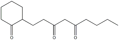 1-(2-オキソシクロヘキシル)-3,5-ノナンジオン 化学構造式