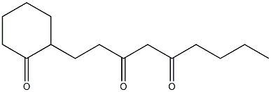 1-(2-Oxocyclohexyl)-3,5-nonanedione Structure