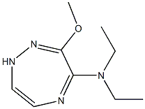 4-Diethylamino-3-methoxy-1H-1,2,5-triazepine,,结构式