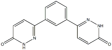 6,6'-(1,3-Phenylene)bis[pyridazin-3(2H)-one] Struktur
