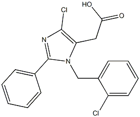 4-Chloro-1-(2-chlorobenzyl)-2-(phenyl)-1H-imidazole-5-acetic acid