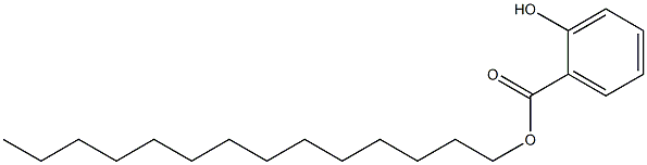Salicylic acid myristyl ester Structure