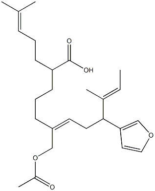 (6Z,10E)-9-(Furan-3-yl)-6-(acetoxymethyl)-2-(4-methyl-3-pentenyl)-10-methyl-6,10-dodecadienoic acid