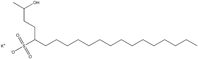  2-Hydroxyicosane-5-sulfonic acid potassium salt