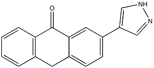 2-(1H-Pyrazol-4-yl)anthrone Structure