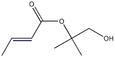 クロトン酸2-ヒドロキシ-1,1-ジメチルエチル 化学構造式