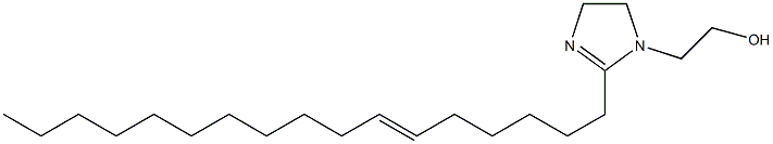 2-(6-Heptadecenyl)-2-imidazoline-1-ethanol,,结构式