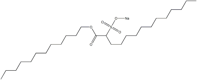 2-(Sodiosulfo)tetradecanoic acid dodecyl ester