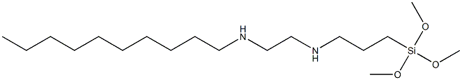 3-(Trimethoxysilyl)-N-[2-(decylamino)ethyl]propan-1-amine Structure