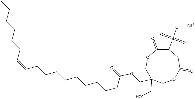  1-[[[(11Z)-1-Oxo-11-octadecen-1-yl]oxy]methyl]-1-(hydroxymethyl)-4,7-dioxo-3,8-dioxacyclononane-6-sulfonic acid sodium salt