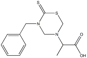 2-[(5-Benzyl-6-thioxotetrahydro-2H-1,3,5-thiadiazin)-3-yl]propanoic acid