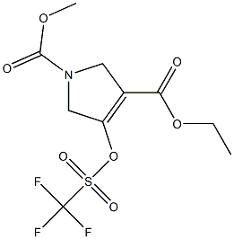  Trifluoromethanesulfonic acid [[4-(ethoxycarbonyl)-1-(methoxycarbonyl)-2,5-dihydro-1H-pyrrol]-3-yl] ester