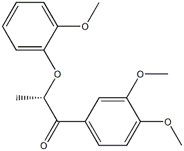  (S)-2-(2-Methoxyphenoxy)-1-(3,4-dimethoxyphenyl)-1-propanone