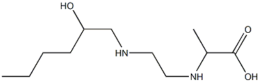 2-[N-[2-[N-(2-Hydroxyhexyl)amino]ethyl]amino]propionic acid|