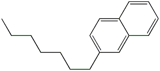 2-Heptylnaphthalene,,结构式